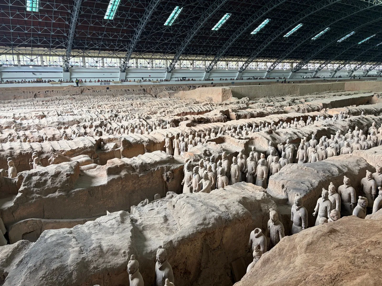 Terracotta warriors excavation site