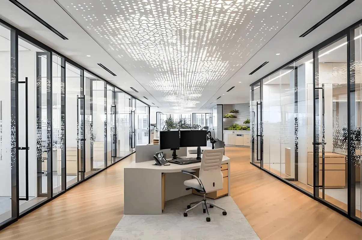 A Chinese coworking space interior