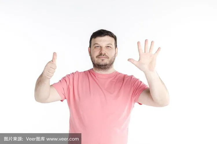 Chinese number gestures on one hand