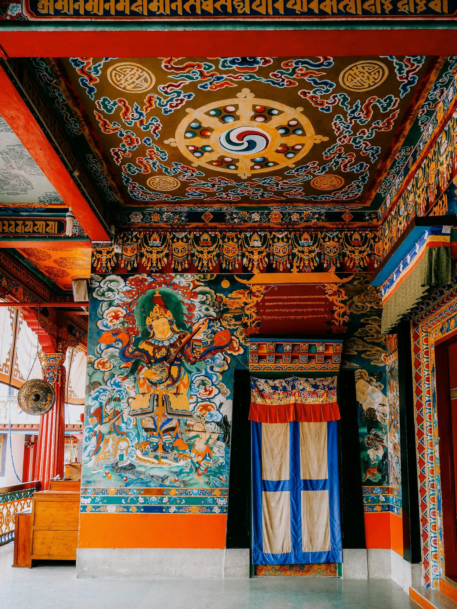 The Potala Palace interior staircase and halls