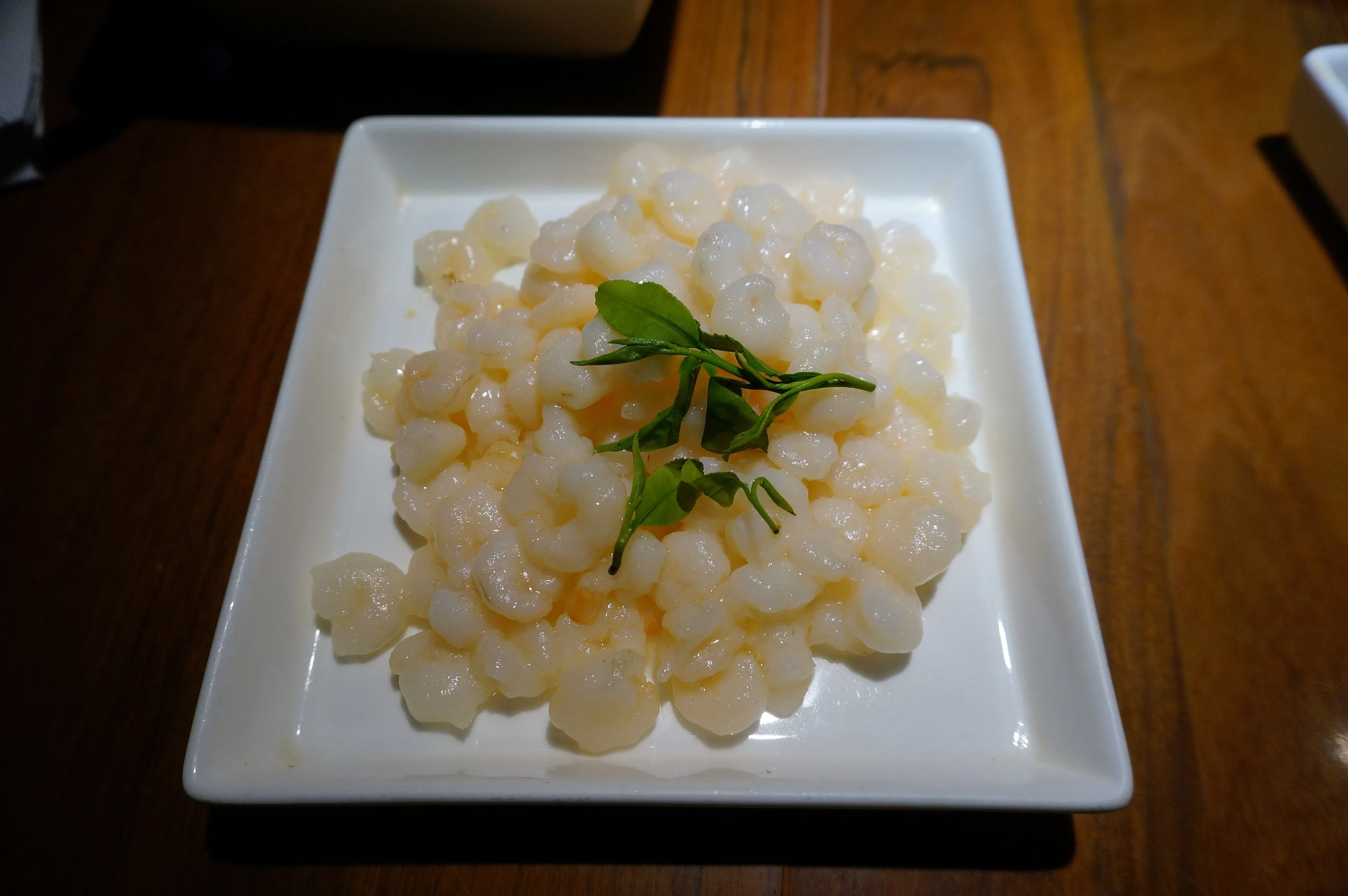 Longjing xiaren — river shrimp stir-fried with Longjing tea leaves, Hangzhou